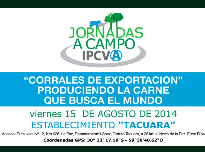 JORNADA DEL IPCVA: CORRALES DE  EXPORTACIÓN, UN SISTEMA CON FU...