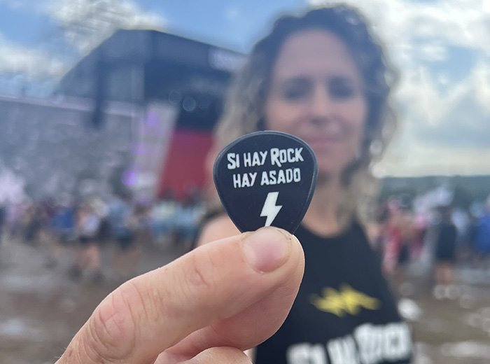 ¡Si hay rock, hay asado!