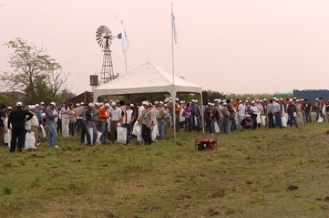 MAS DE 600 PRODUCTORES EN LA TERCERA  JORNADA A CAMPO DEL IPCVA...